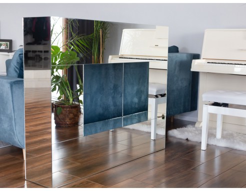 Lustrzana obudowa kominka - KONSOLA