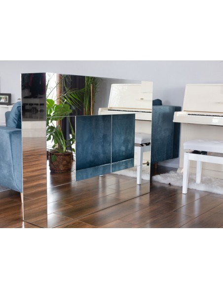 Lustrzana obudowa kominka - KONSOLA