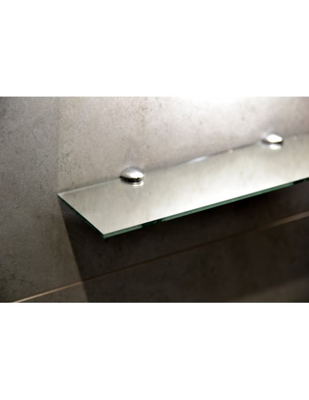 Półka łazienkowa lustrzana z uchwytami