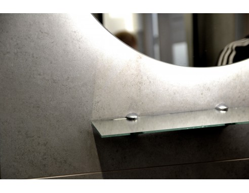 Półka łazienkowa lustrzana z uchwytami