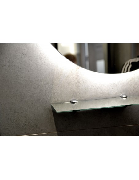 Półka łazienkowa lustrzana z uchwytami