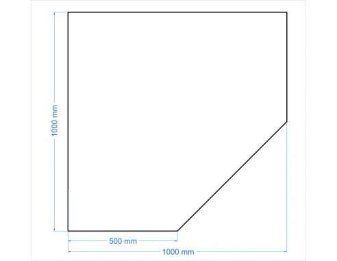Szyba pod kominek / kozę - DOLO...