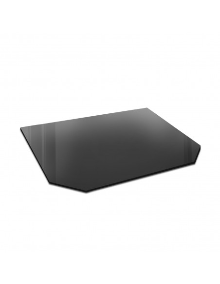 Szyba pod kominek / kozę - TRAPO czarny 6mm 100x100