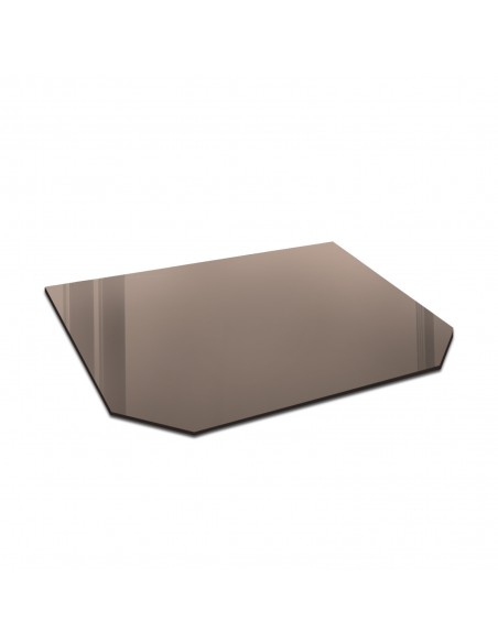 Szyba pod kominek / kozę - TRAPO antisol brąz 6mm 100x100