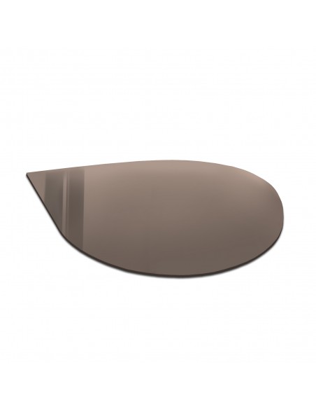 Szyba pod kominek / kozę - KROPLA antisol brąz 6mm 100x100