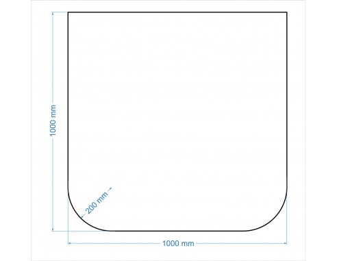 Szyba pod kominek / kozę - DELA...