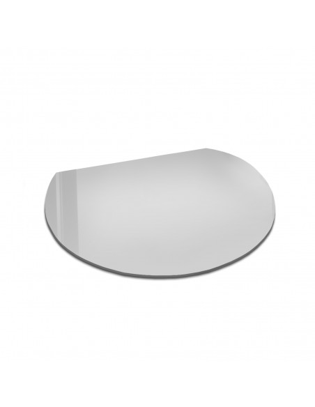 Szyba pod kominek / kozę - KOŁO ŚCIĘTE optiwhite 6mm 80x100