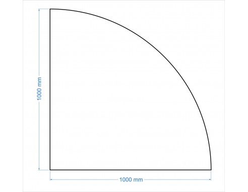 Szyba pod kominek / kozę - ĆWIARTKA...