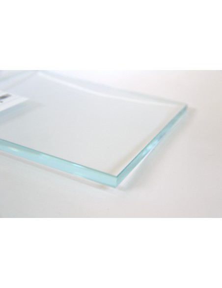 Szyba pod kominek / kozę - ĆWIARTKA optiwhite 6mm 100x100