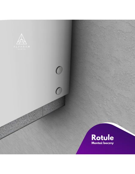 Balustrada szklana na rotulach punktowych