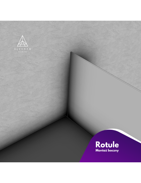 Balustrada szklana na rotulach punktowych