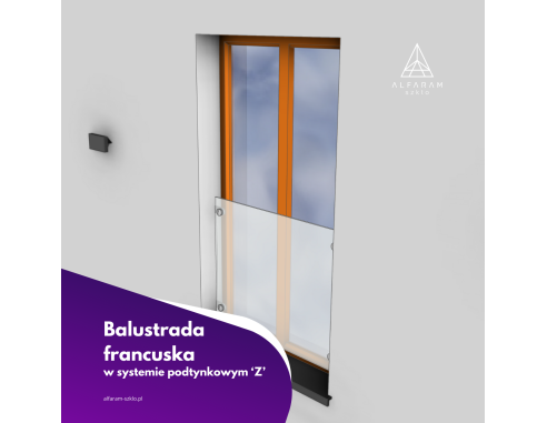 Balustrada francuska do samodzielnego montażu