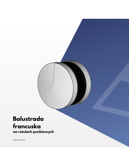 Balkon francuski w systemie punktowym na rotulach