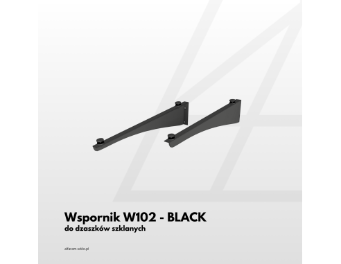 Daszek szklany na wspornikach W102 -... Daszek szklany na wspornikach W102 -...