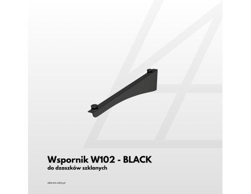Daszek szklany na wspornikach W102 -... Daszek szklany na wspornikach W102 -...