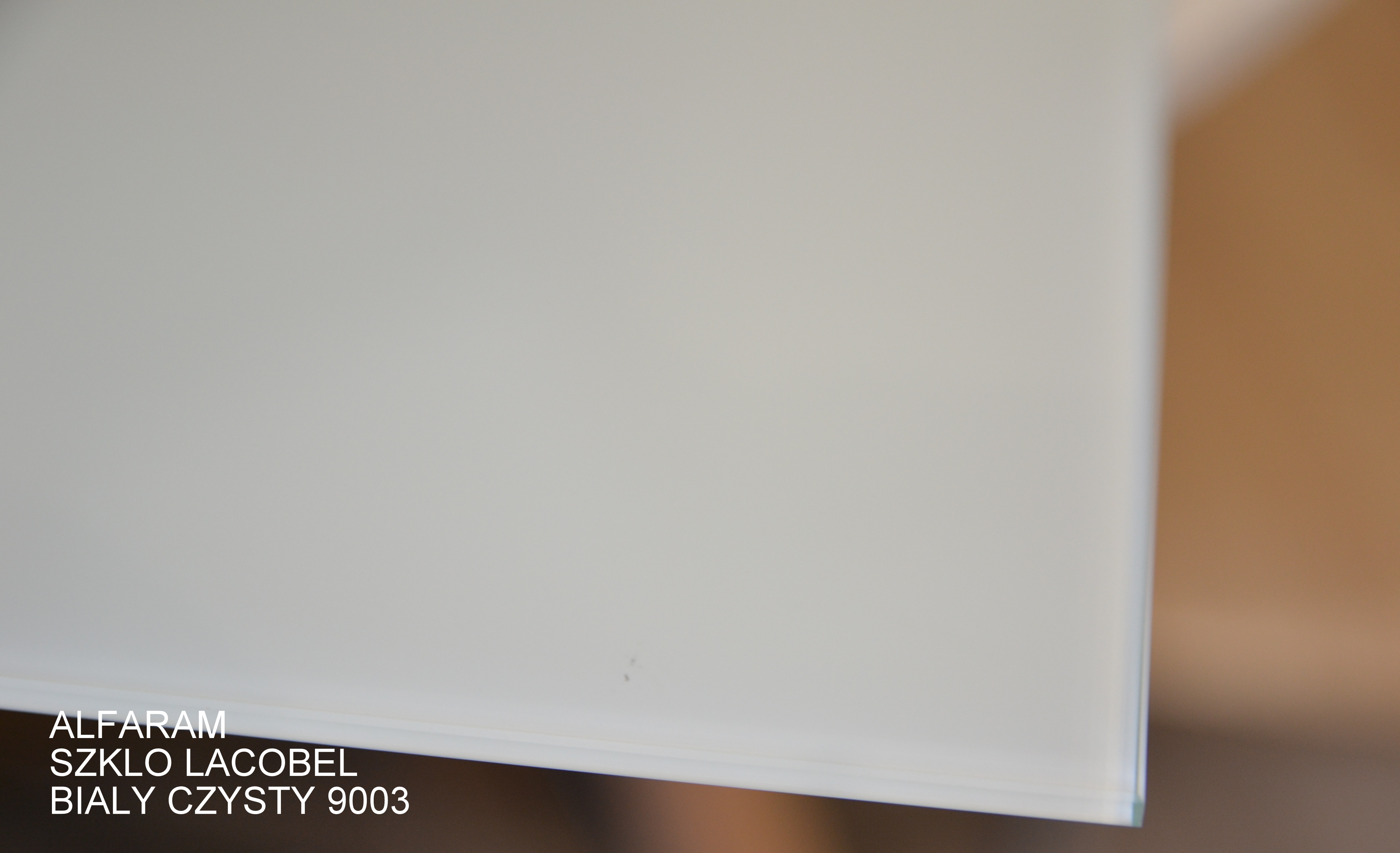 Szkło Lacobel biały