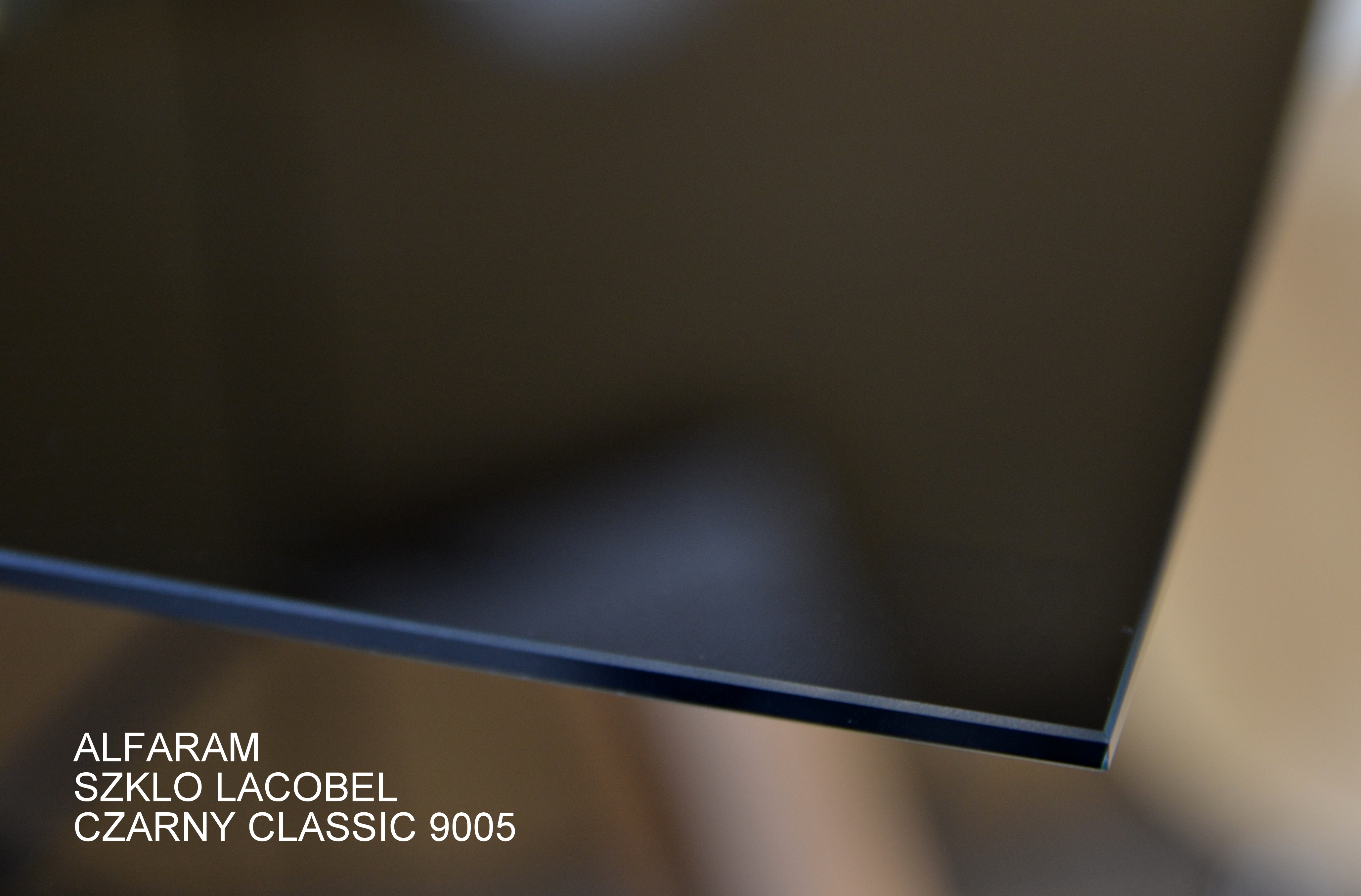 Szkło Lacobel czarny